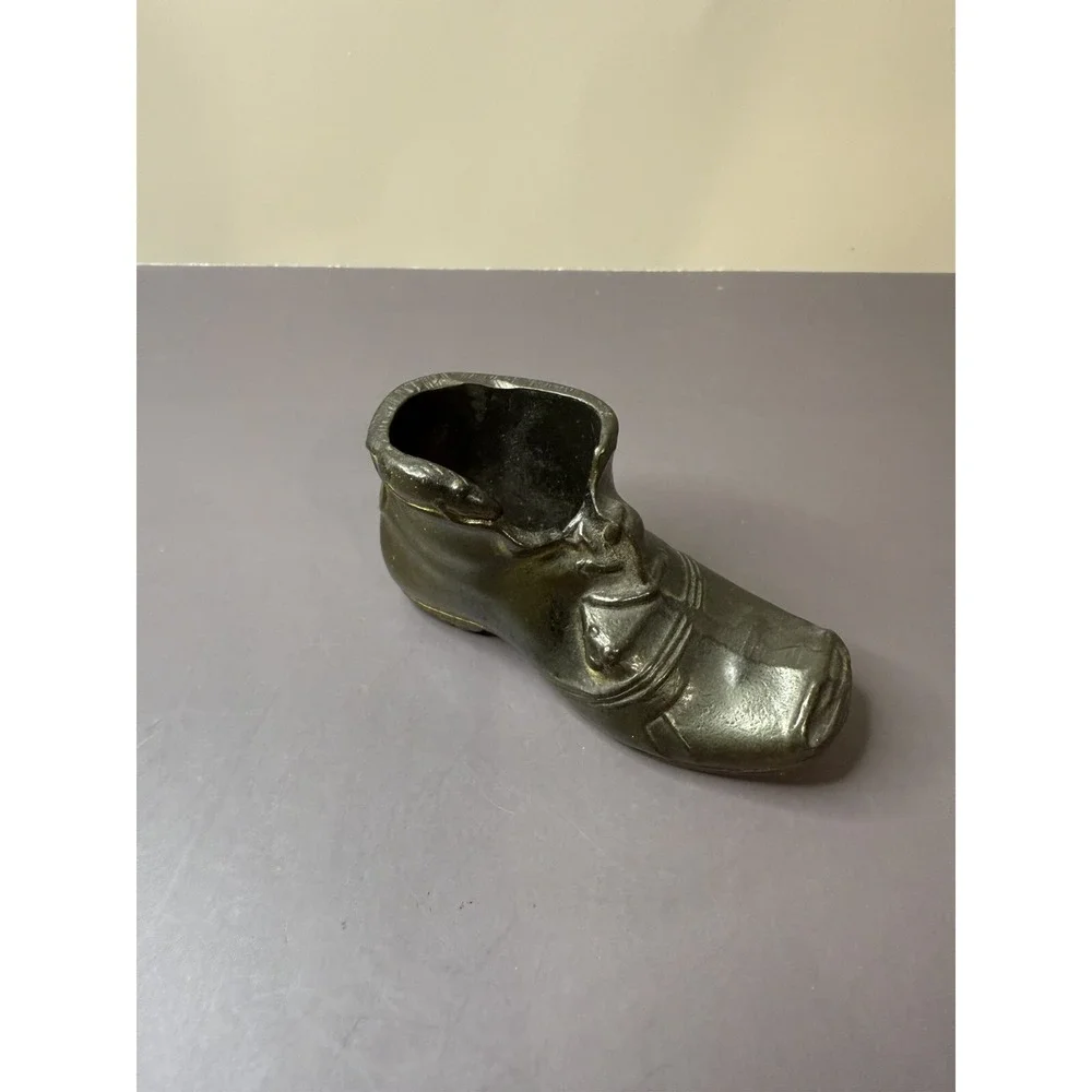 Vintage Brass Boot, Shoe, Figure Peerage England